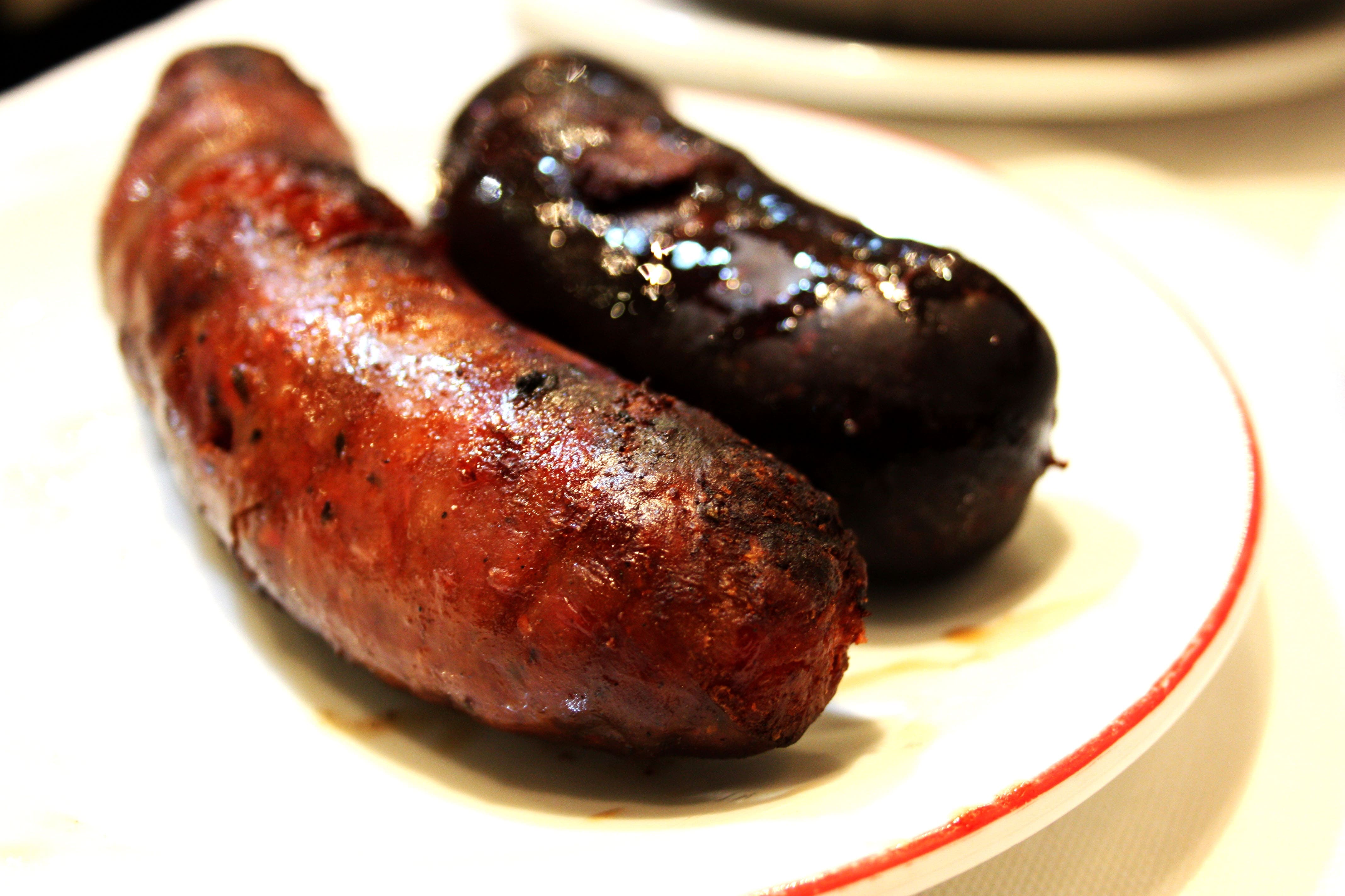 Chorizo y morcilla